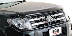Дефлектор капота темный Pajero 2007-