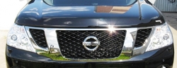 Дефлектор капота темный с/н Nissan Patrol