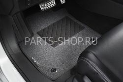 Коврики салона текстильные "Standart" на Honda Civic (беж., сер.)