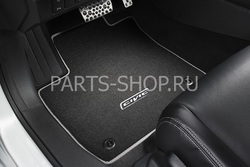 Коврики салона текстильные "Elegance" на Honda Civic (беж., сер.)