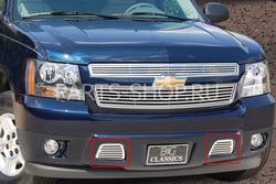 Решетка радиатора Chevrolet 2 шт. (нерж.)