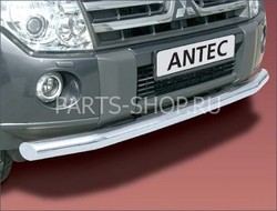 Защита переднего бампера трубообразная 76 мм Pajero 2007-
