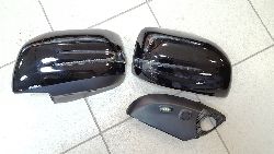 Корпуса зеркал LX570/GX460/LC200/LC150 с повторителями поворотов и подсветкой дизайн Mercedes
