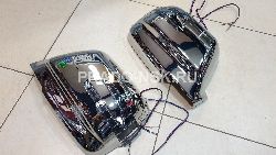 Зеркала вместо штатных с повторителем поворота LC80/LX450 хром