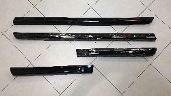 Молдинги на двери LC200 дизайн 2020 Black Vision