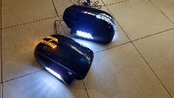 Корпуса зеркал RX, Harrier 2003-09 в стиле Mercedes, черные