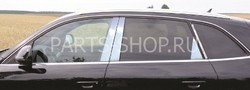 Молдинги дверных стоек Audi Q5(нерж., 8 частей)