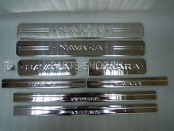 Накладки на пороги Navara 05-09 нерж. (8 частей)