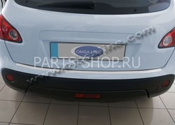 Накладка на задний бампер Qashqai