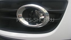Накладки на туманки хромированные Audi Q5