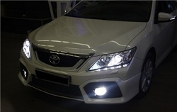Спойлер переднего бампера Camry 2012-