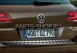Хромированная накладка на крышку багажника Touareg 2010-
