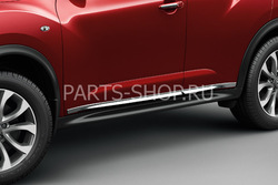 Хромированные молдинги дверей Nissan Juke
