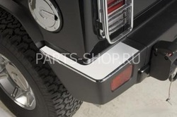 Хромированные накладки на задний бампер Hummer