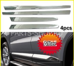 Хромированнные боковые молдинги Tiguan 2010-