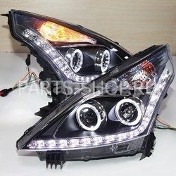 Фары линзовые с диодной подстветкой Teana 2008-