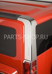 Хромированные накладки на задние стойки Hummer
