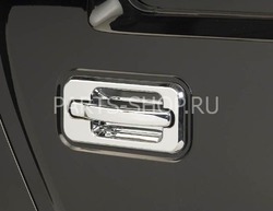 Хромированные накладки на ручки дверей Hummer (8 частей)