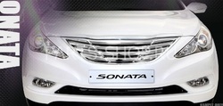 Решетка радиатора хром на Sonata