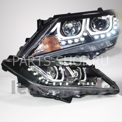 Оптика передняя диодная с ангельскими глазками Camry 2011- (комплект)