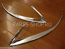 Накладки под фары на Mazda 3 2009-