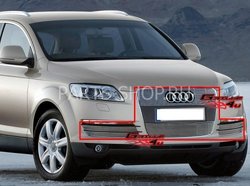 Решетки комплект Q7 07-11 нерж.
