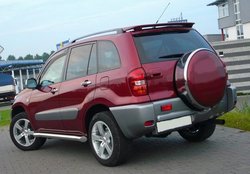 Колпак запасного колеса на rav4 из нерж.