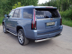 Защита заднего бампера escalade 2015-2016
