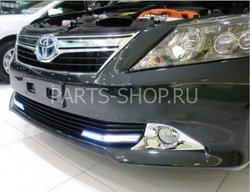 Дневные ходовые огни Camry50 в штатный бампер