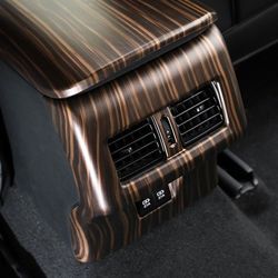 Накладка под дерево camry 2018 на заднюю консоль
