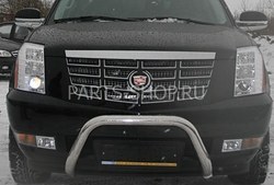 Защита переднего бампера Cadillac