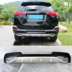 Rav4 защитный диффузор заднего бампера 2013-