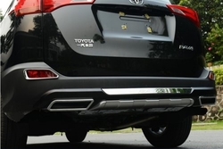 Диффузор, накладка заднего бампера rav4 13-15