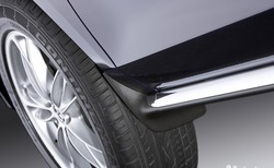 Брызговики с хромированным молдингом для Mazda CX-7 2010-