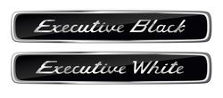 Эмблема Executive White and Black