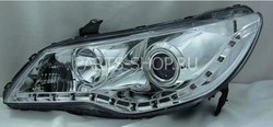 Фары линзовые хром Civic 4D (комплект)