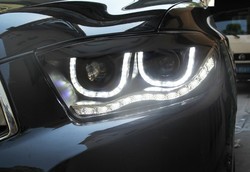 Фары kluger/highlander 08-11 с ходовыми огнями