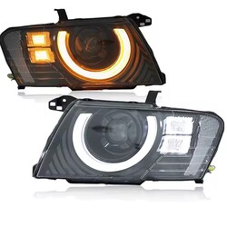 Фары Pajero 3 линзовые, диодные