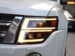 Фары линзовые, диодные pajero