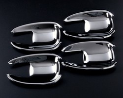 Хром накладки под ручки дверей на LX570 (комлект)