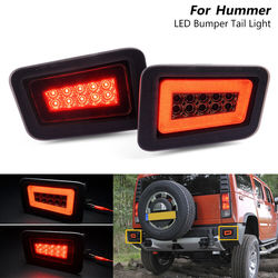 Фонари заднего бампера Hummer H2, темные