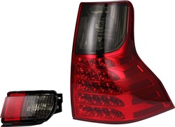 Фонари задние тонированные на LC Prado 150 в стиле GX460 (комплект)