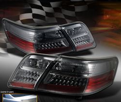 Фонари задние светодиодные, дымчатые Camry40