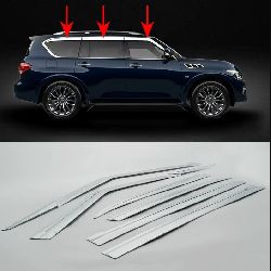 Ветровики хром qx56, qx80