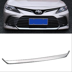 Накладка на передний бампер camry 2021 нерж.