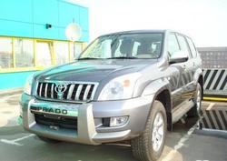 Защита переднего бампера LC120 OEM.