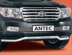 Защита переднего бампера Toyota Land Cruiser 200.