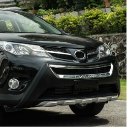 Накладка на передний бампер RAV4 2013-