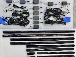 Молдинги на двери g-class динамические. с подсветкой и поворотником