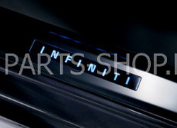 Накладки на пороги с подсветкой Infiniti FX